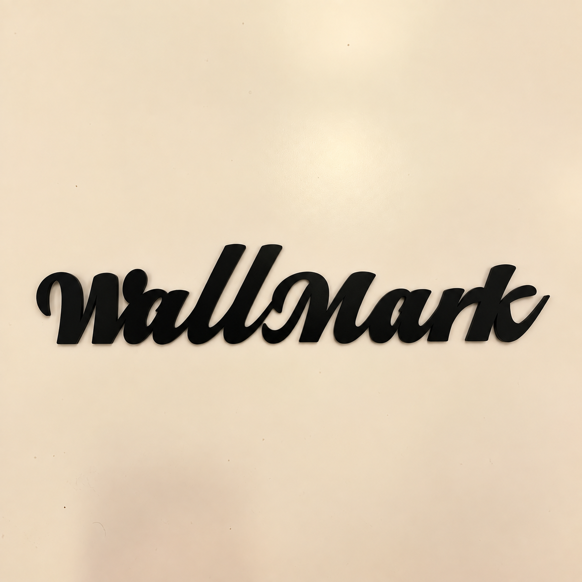WallMark Wooden Wall Logo Sign for Home & Office Decor