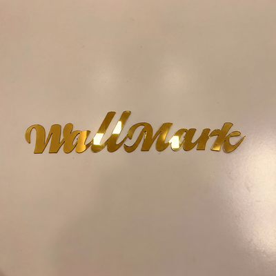 ZNB_202 Elegant Script SS + GI Metal Name Plate | 1 mm Projection Design