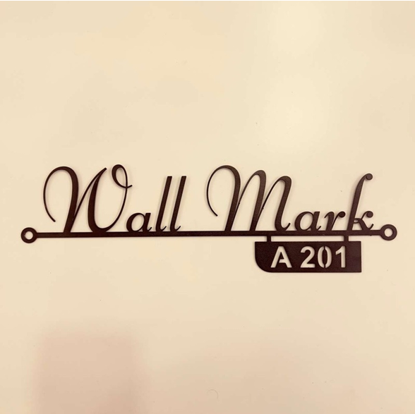 Custom Metal House Name Board | Personalized Wall Name Plate – Wall Mark