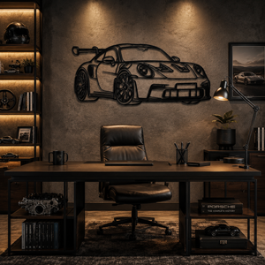 Sports Car Metal Wall Art
